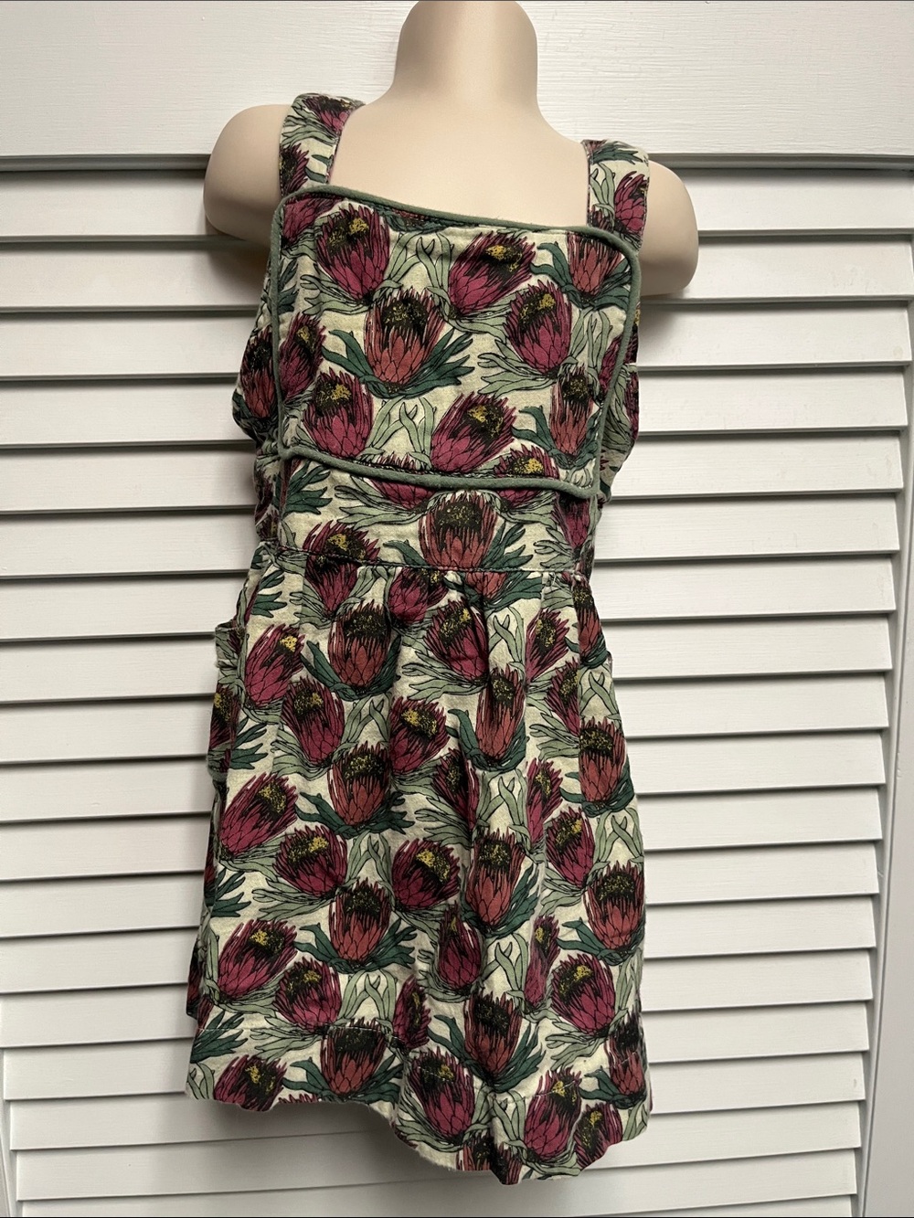kate quinn Floral 3T Dress 100% cotton!
